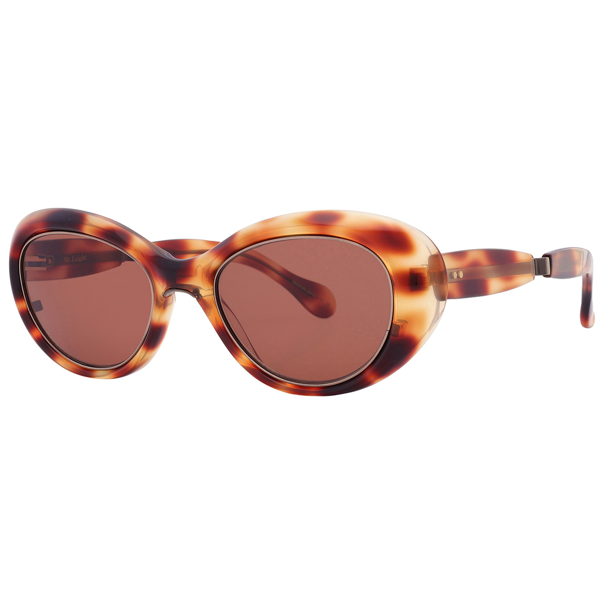 mr. leight selma s molasses cat eye ladies sunglasses ml2023 blont/mo 50 mr. leight selma s molasses cat eye ladies sunglasses ml2023 blont/mo 50