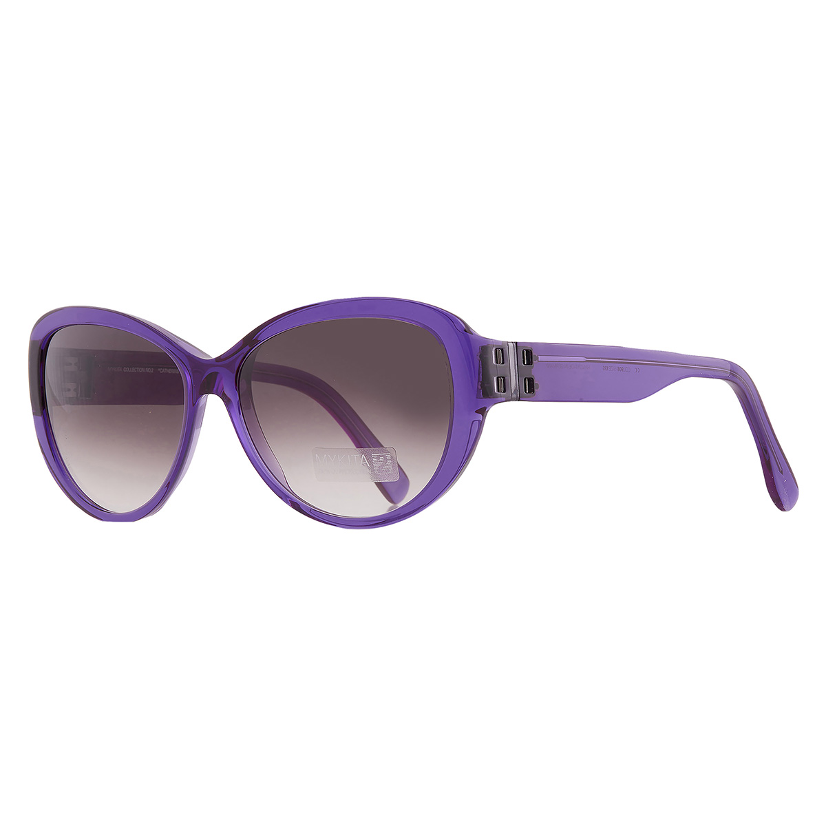 mykita brown gradient oval ladies sunglasses catherine amethyst 908 58 mykita brown gradient oval ladies sunglasses catherine amethyst 908 58