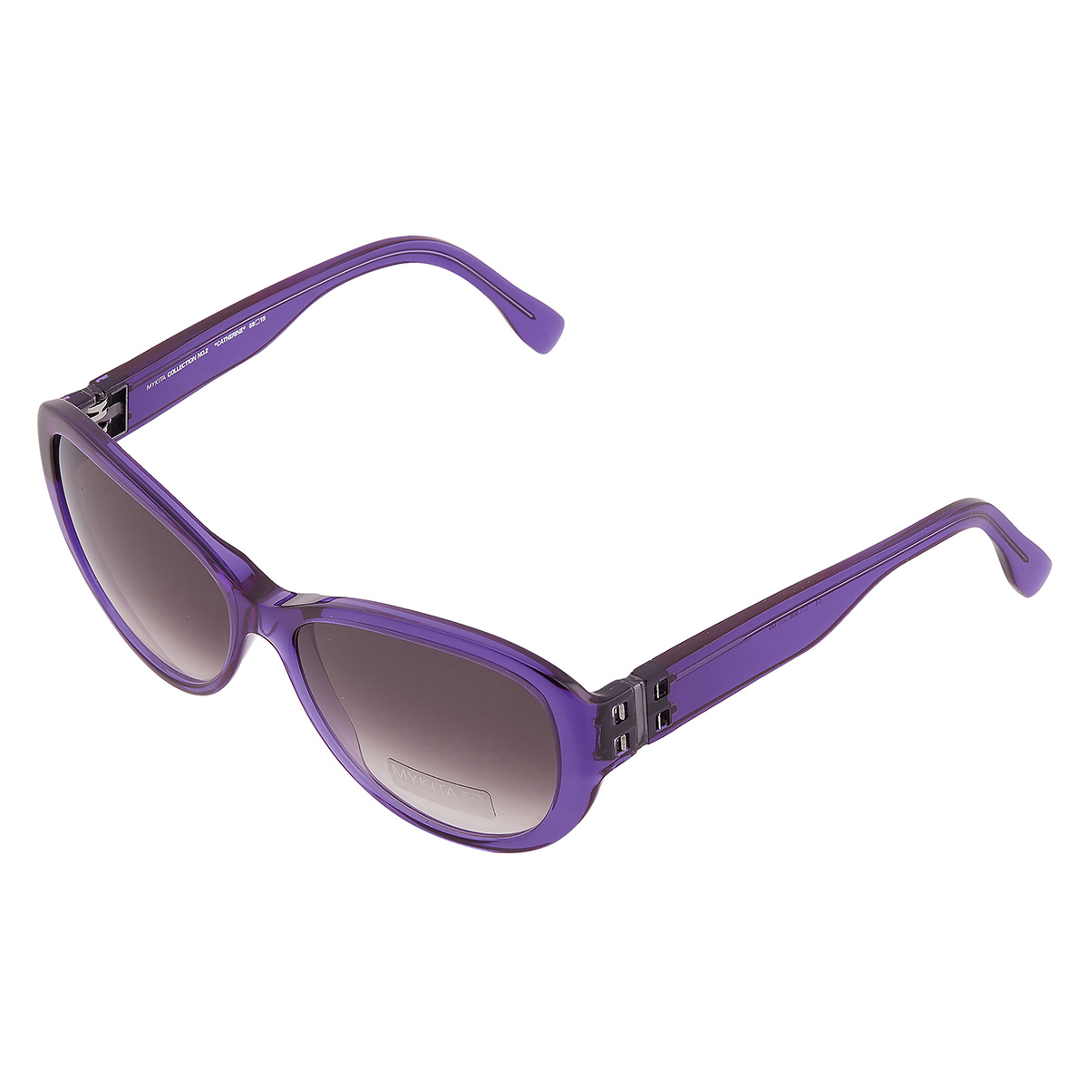 mykita brown gradient oval ladies sunglasses catherine amethyst 908 58 mykita brown gradient oval ladies sunglasses catherine amethyst 908 58