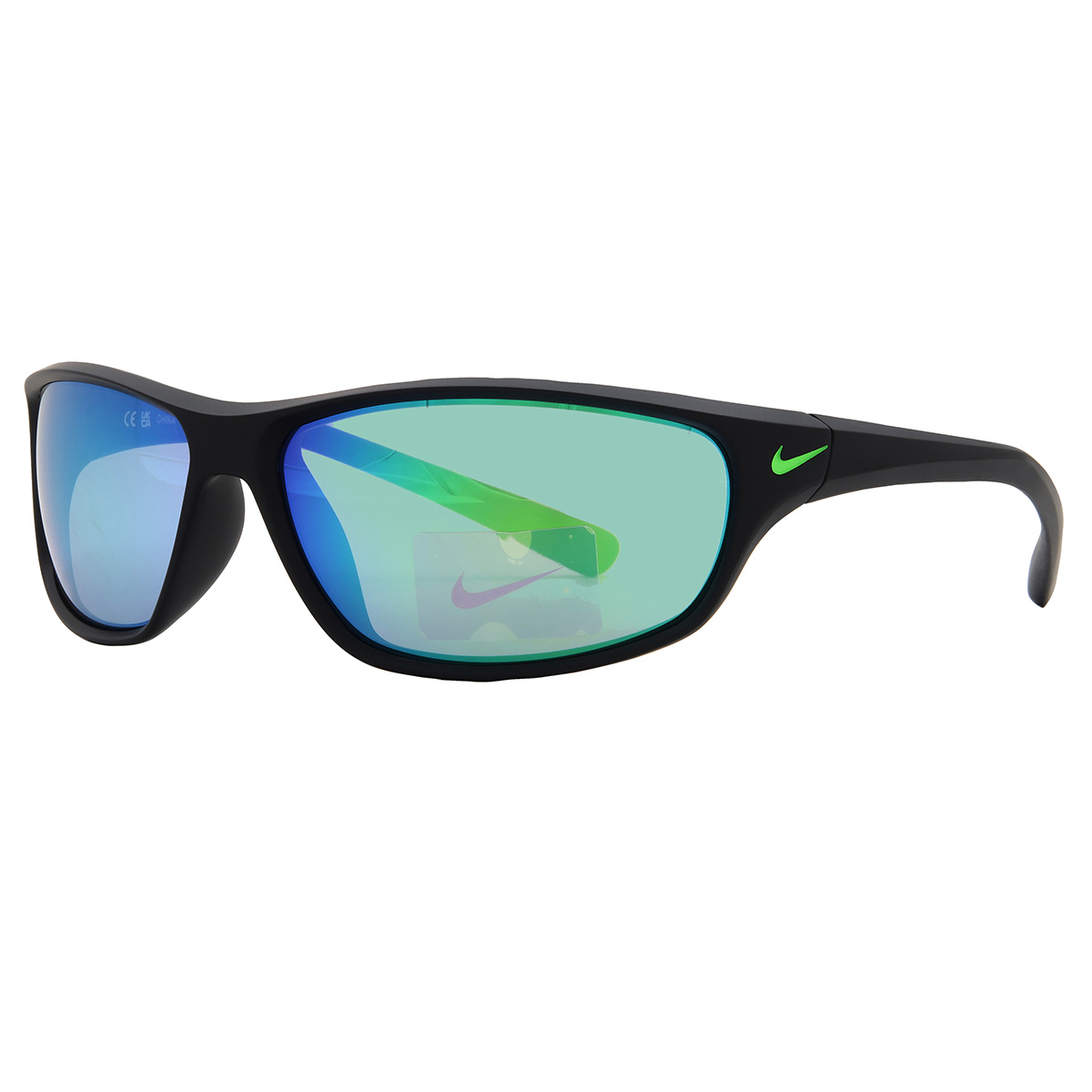 nike green mirror wrap men's sunglasses nike rabid fq4765 003 63 nike green mirror wrap men's sunglasses nike rabid fq4765 003 63