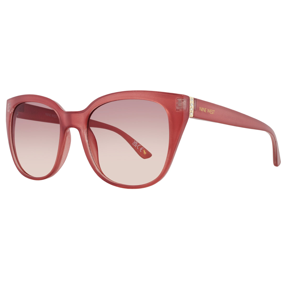 nine west 53926rnj616 brown cat eye ladies sunglasses 10269323.khl nine west 53926rnj616 brown cat eye ladies sunglasses 10269323.khl