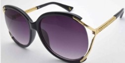 Home nine west smoke oval ladies sunglasses 10259480.bel blksmk