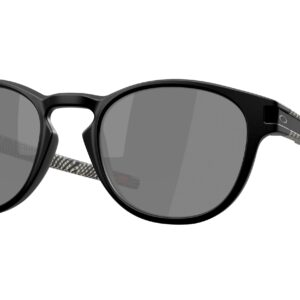 oakley latch prizm black polarized round men's sunglasses oo9265 926574 53