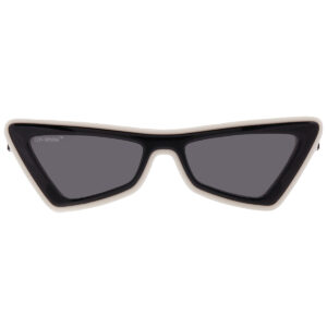 Home off white artemisia dark grey cat eye ladies sunglasses oeri042 0207 55