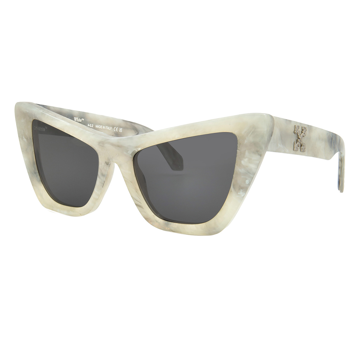 off white edvard grey cat eye ladies sunglasses oeri045 0807 57 off white edvard grey cat eye ladies sunglasses oeri045 0807 57