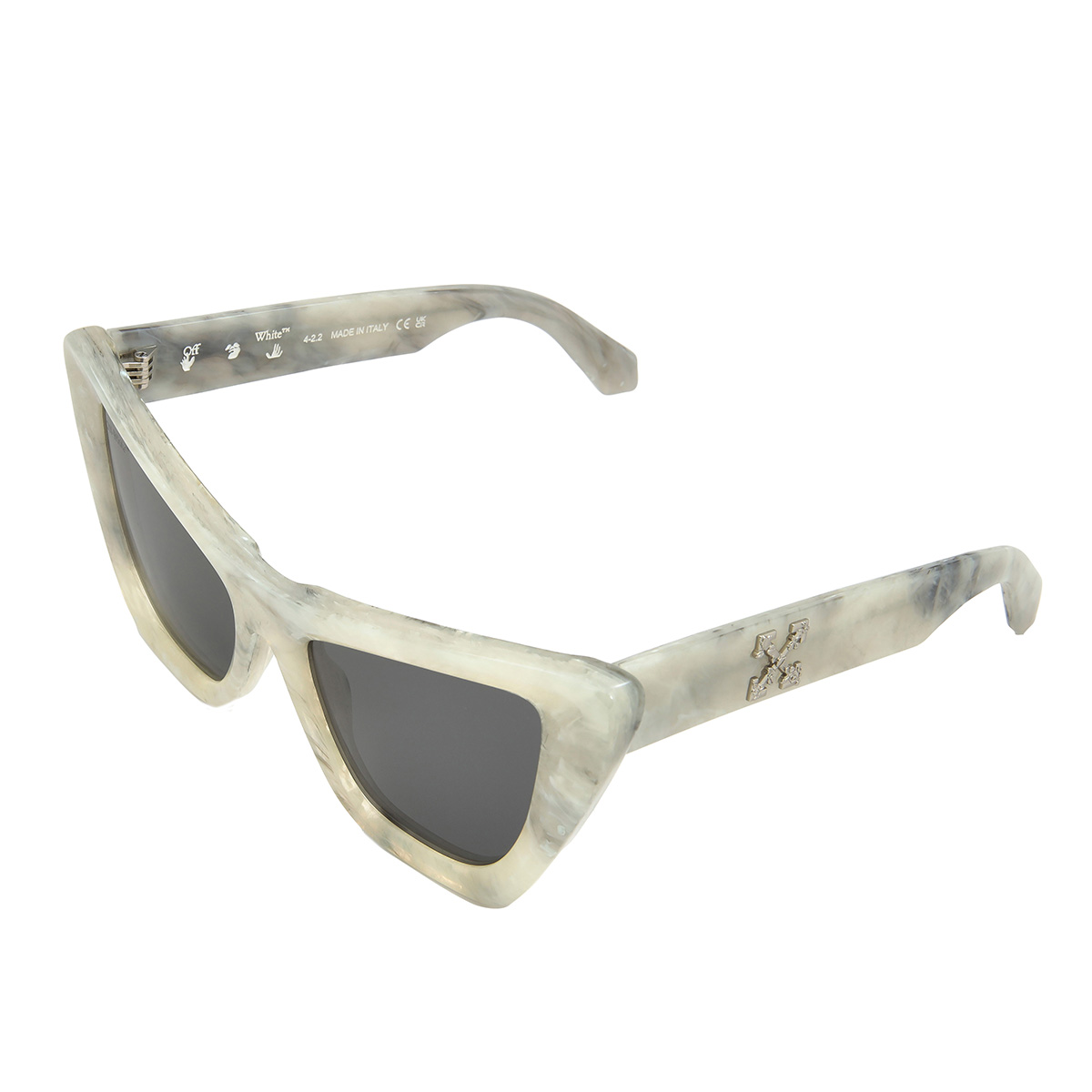 off white edvard grey cat eye ladies sunglasses oeri045 0807 57 off white edvard grey cat eye ladies sunglasses oeri045 0807 57