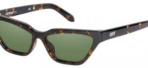 Home off white madison green cat eye ladies sunglasses oeri13b 6055 56
