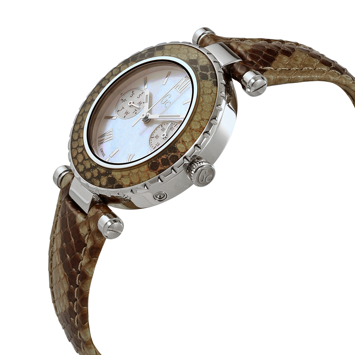 guess open box guess diver chic quartz ladies snakeskin patterned watch x35005l1s guess open box guess diver chic quartz ladies snakeskin patterned watch x35005l1s