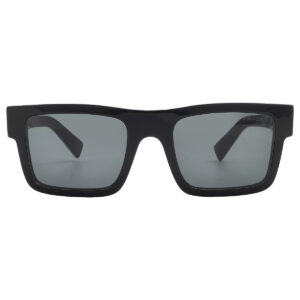 prada open box prada dark grey browline men's sunglasses pr 19ws 1ab5s0 52