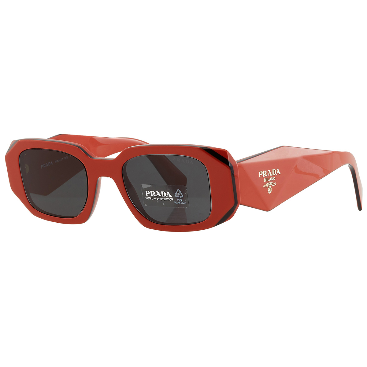 prada open box prada dark grey rectangular ladies sunglasses pr 17ws 12n5s0 49 prada open box prada dark grey rectangular ladies sunglasses pr 17ws 12n5s0 49