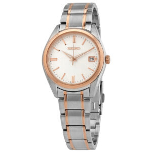 Витрина seiko open box seiko quartz white dial men's watch sur322p1