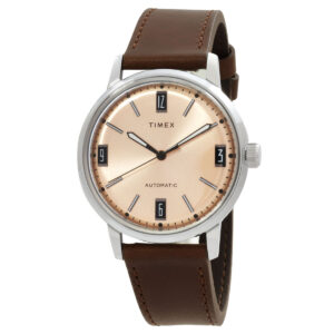 Home timex open box timex marlin automatic salmon dial men's watch tw2w33800