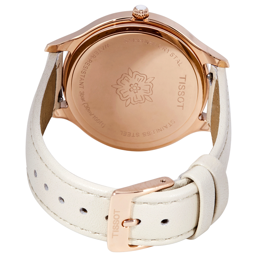 tissot open box tissot bella ora white dial white leather ladies watch t103.210.36.017.00 tissot open box tissot bella ora white dial white leather ladies watch t103.210.36.017.00