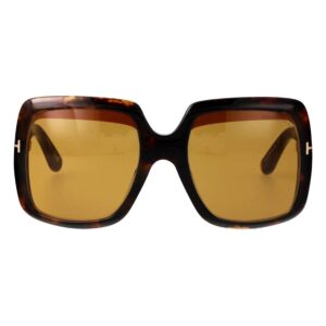 Home tom ford open box tom ford brown square ladies sunglasses ft1194 52e 55