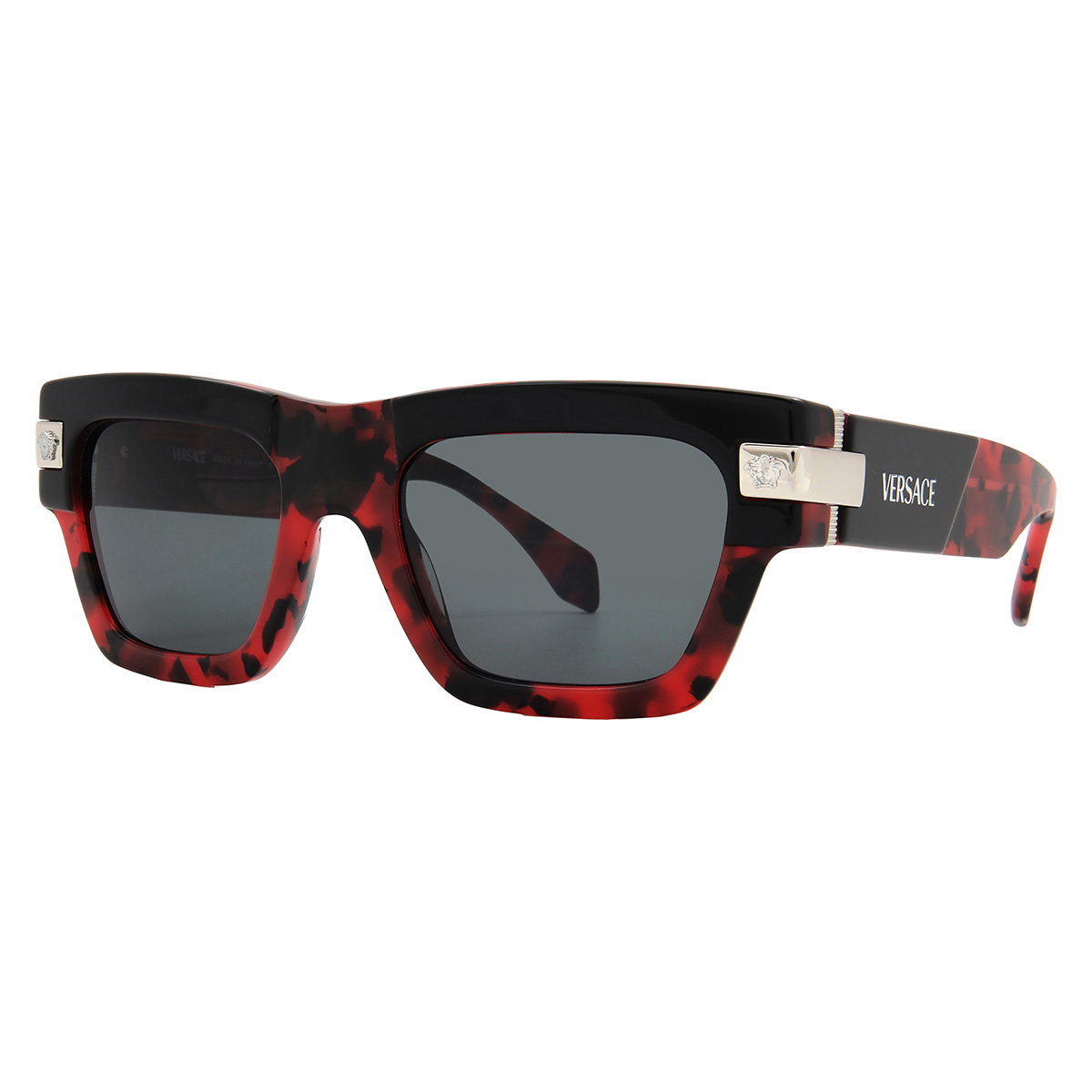 versace open box versace dark grey rectangular men's sunglasses ve4464 545787 52 versace open box versace dark grey rectangular men's sunglasses ve4464 545787 52