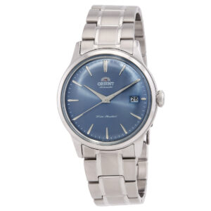 Home orient bambino automatic blue dial watch ra ac0m10l