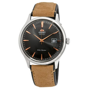 Home orient bambino version 4 automatic grey dial men's watch fac08003a0