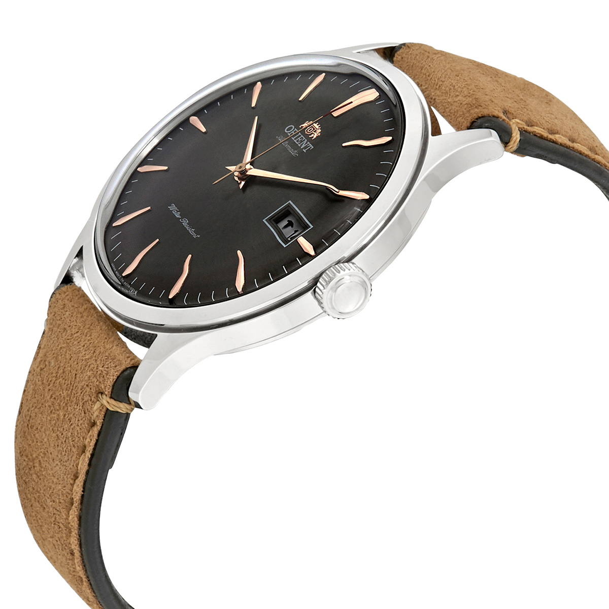 orient bambino version 4 automatic grey dial men's watch fac08003a0 orient bambino version 4 automatic grey dial men's watch fac08003a0