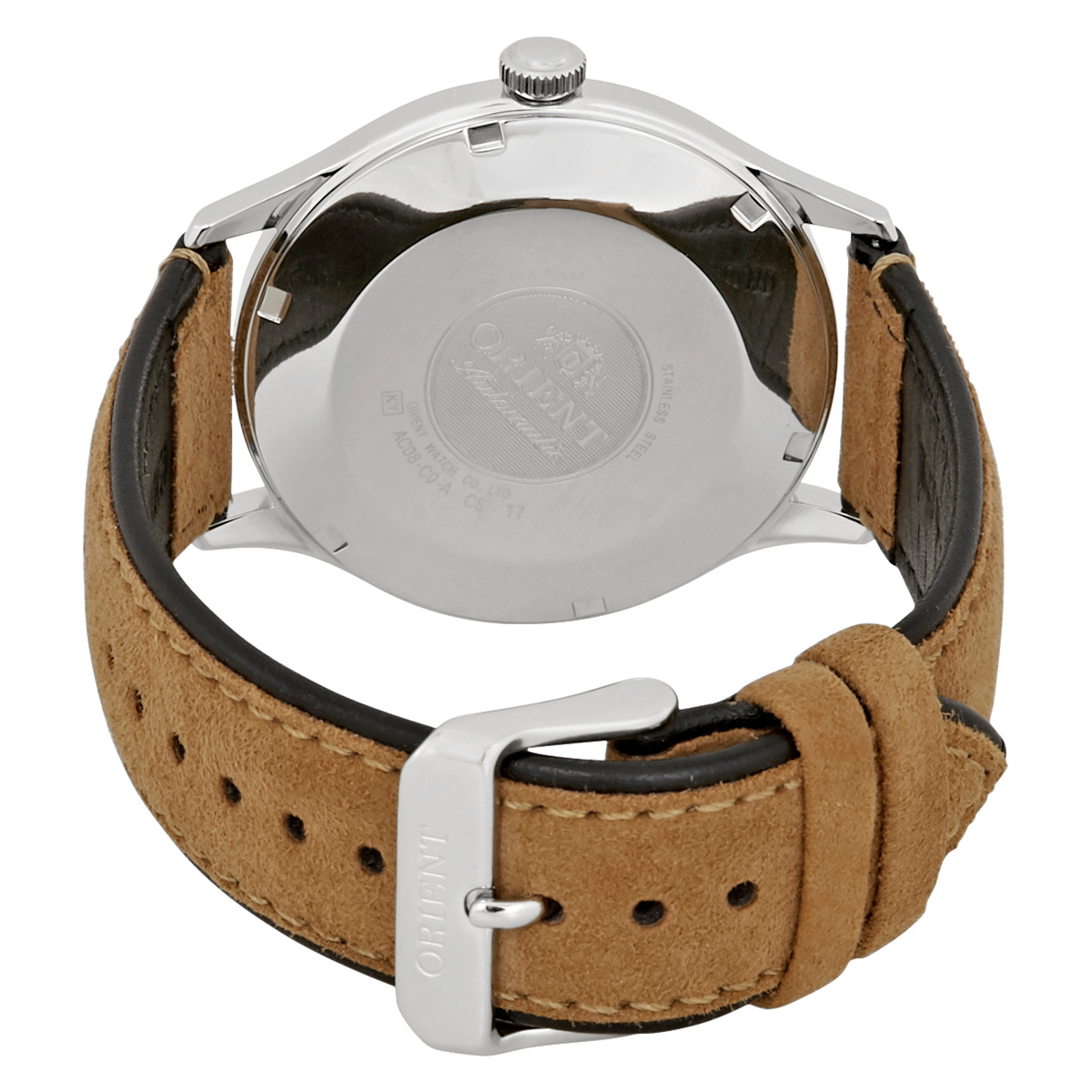 orient bambino version 4 automatic grey dial men's watch fac08003a0 orient bambino version 4 automatic grey dial men's watch fac08003a0