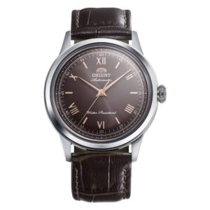 Home orient classic automatic brown dial men's watch ra bb0004y30b