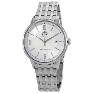 Home orient classic automatic silver dial men's watch ra ac0j10s10b