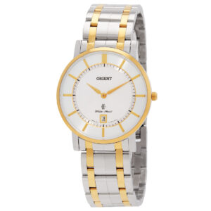 Витрина orient classic quartz white dial men's watch fgw01003w0