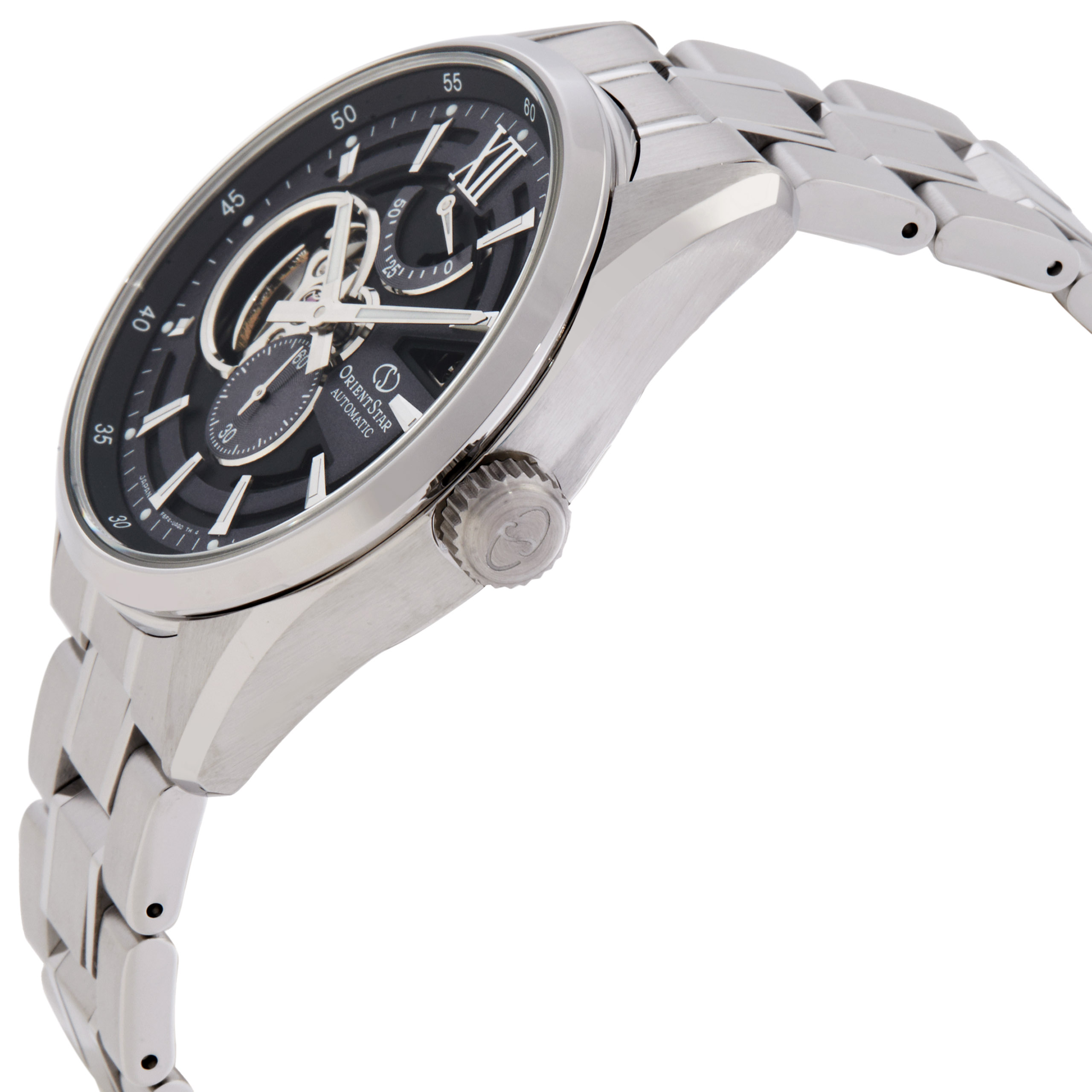 orient contemporary modern skeleton automatic blue dial men's watch re av0138v00b orient contemporary modern skeleton automatic blue dial men's watch re av0138v00b