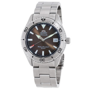 Home orient sport automatic brown dial men's watch ra ac0q15y30b