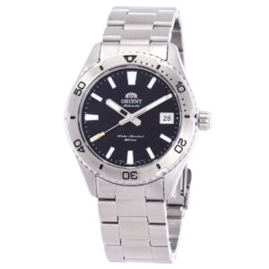Home orient sports automatic black dial men's watch ra ac0q01b10b