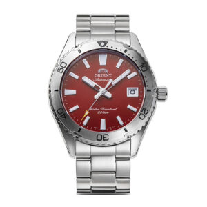Home orient sports mako automatic red dial men's watch ra ac0q09r30b