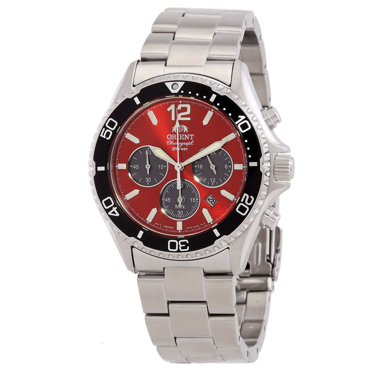 orient sports solar powered chronograph red dial men's watch ra tx0207r orient sports solar powered chronograph red dial men's watch ra tx0207r
