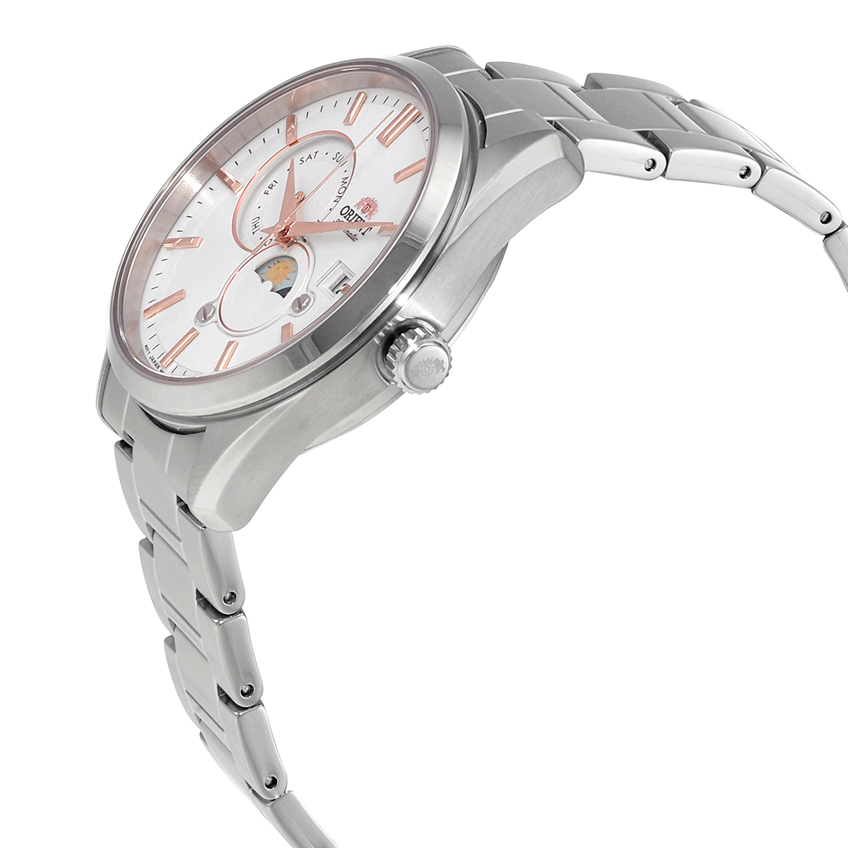 orient sun and moon automatic white dial men's watch ra ak0306s10b orient sun and moon automatic white dial men's watch ra ak0306s10b