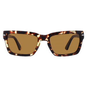Витрина persol brown rectangular men's sunglasses po3363s 985/33 57