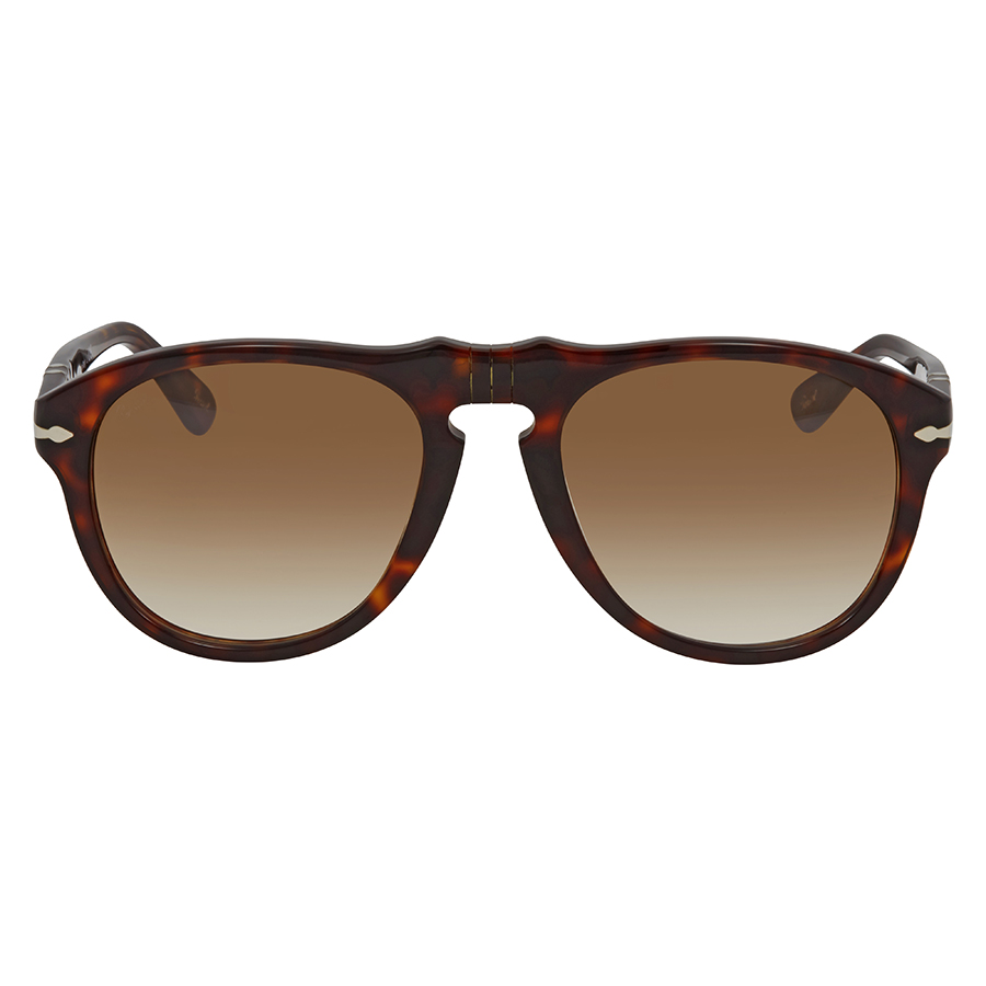 persol crystal gradient brown pilot men's sunglasses po0649 24/51 54 persol crystal gradient brown pilot men's sunglasses po0649 24/51 54