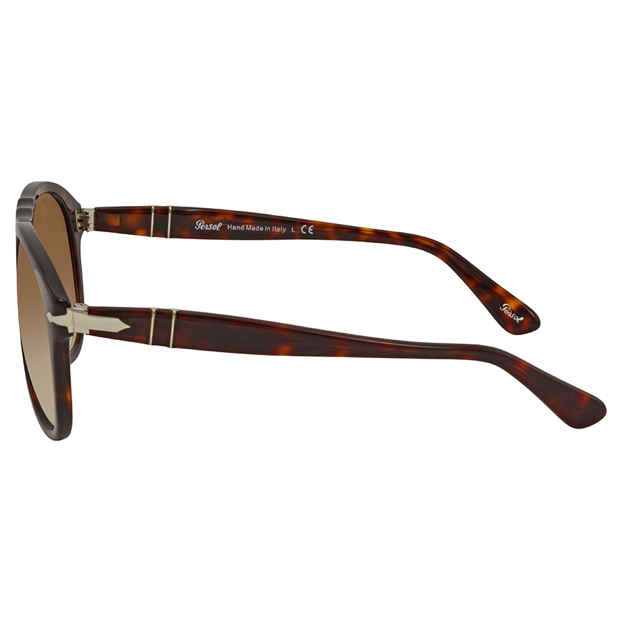 persol crystal gradient brown pilot men's sunglasses po0649 24/51 54 persol crystal gradient brown pilot men's sunglasses po0649 24/51 54