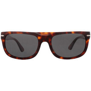 Витрина persol dark grey rectangular men's sunglasses po3271s 24/48 55