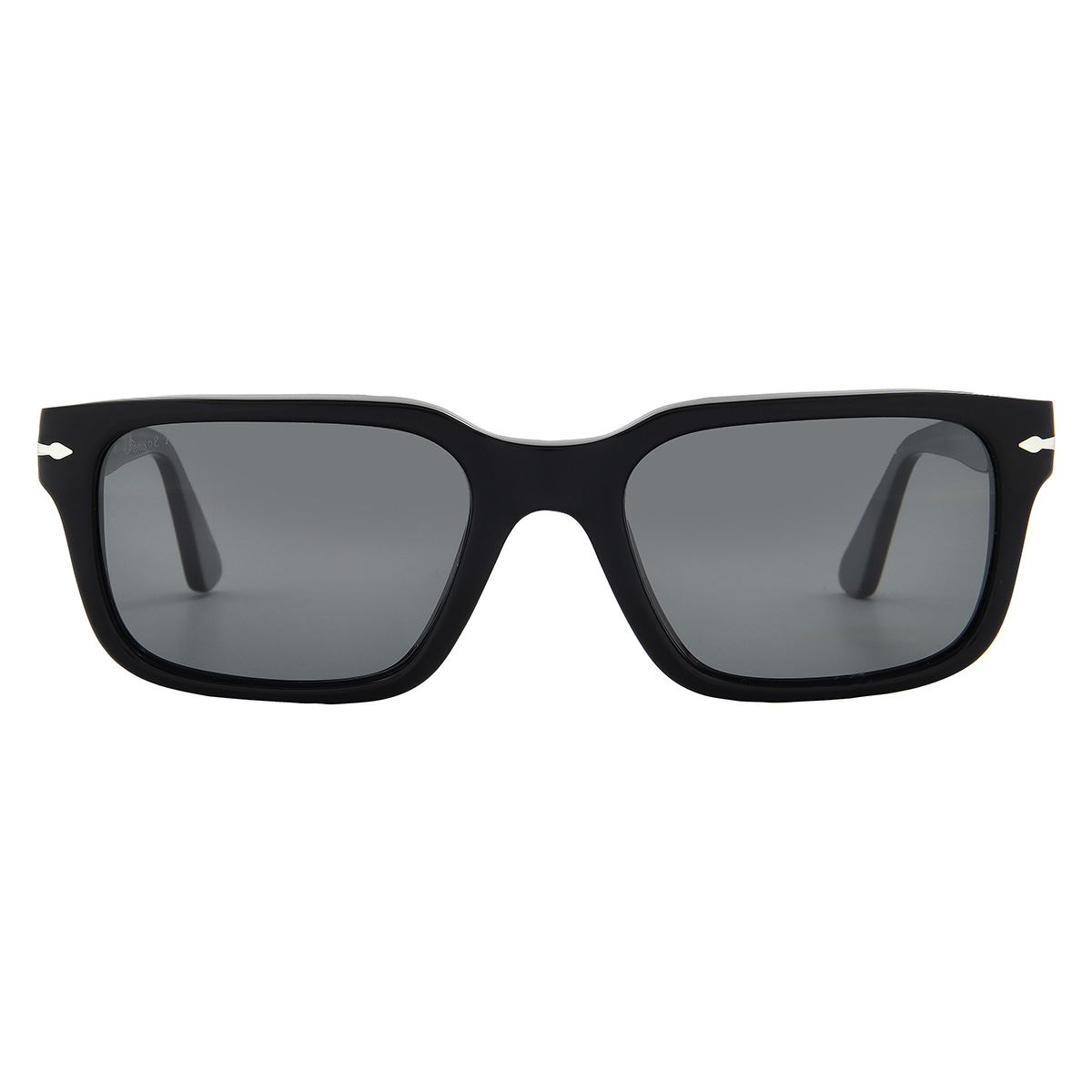 persol polarized dark grey rectangular men's sunglasses po3272s 95/48 55 persol polarized dark grey rectangular men's sunglasses po3272s 95/48 55