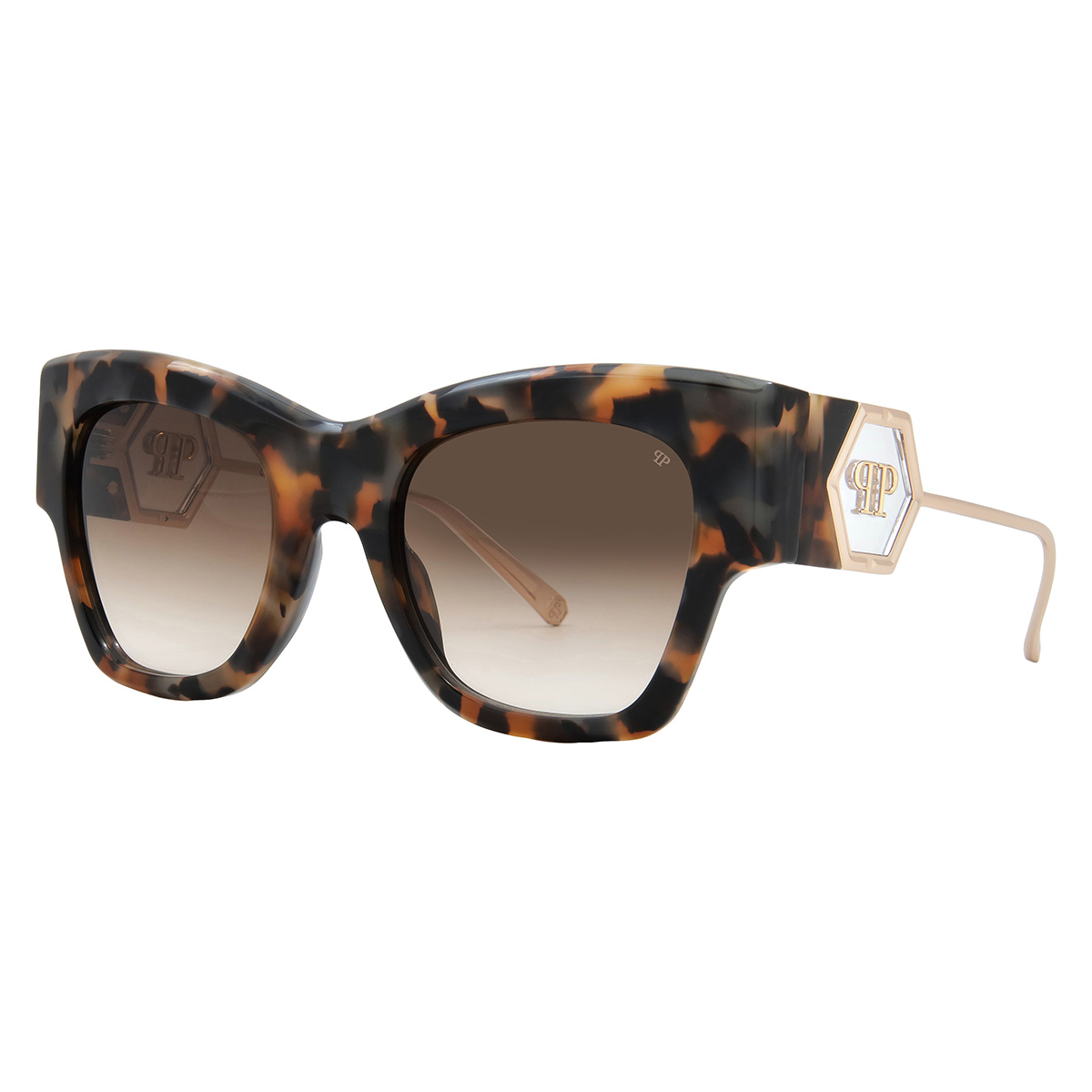 philipp plein brown gradient butterfly ladies sunglasses spp120m 0kha 53 philipp plein brown gradient butterfly ladies sunglasses spp120m 0kha 53
