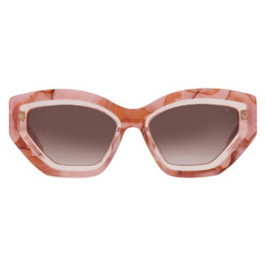 Home philipp plein brown gradient cat eye ladies sunglasses spp099m 06z8 55
