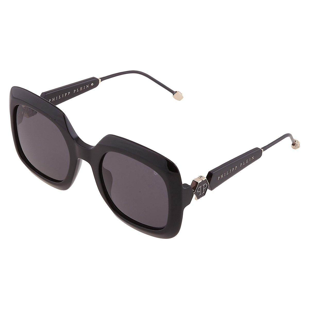 philipp plein grey square ladies sunglasses spp065s 0700 55 philipp plein grey square ladies sunglasses spp065s 0700 55