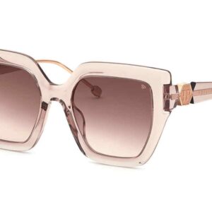 Home philipp plein pink gradient butterfly ladies sunglasses spp064s 07t1 53