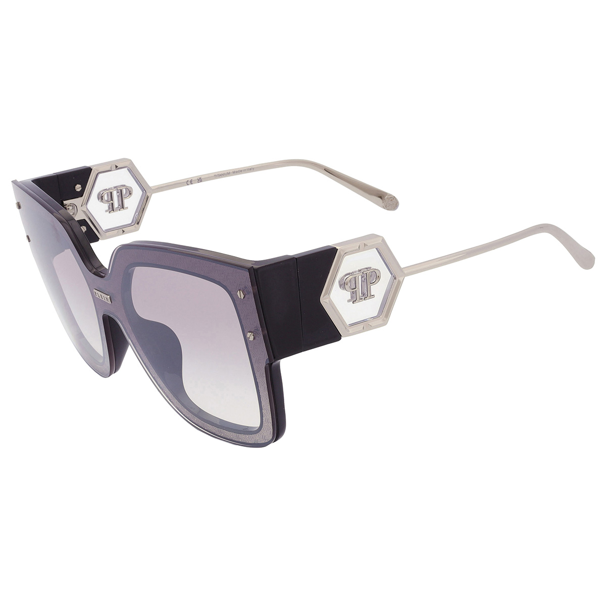 philipp plein silver mirror square ladies sunglasses spp041m z42x 99 philipp plein silver mirror square ladies sunglasses spp041m z42x 99