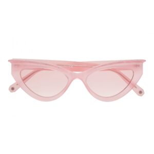 Home philipp plein statement pink mirror cat eye ladies sunglasses 000 wes0076 pte003n kuxu