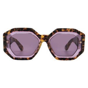 philipp plein violet geometric ladies sunglasses spp098m 0778 53