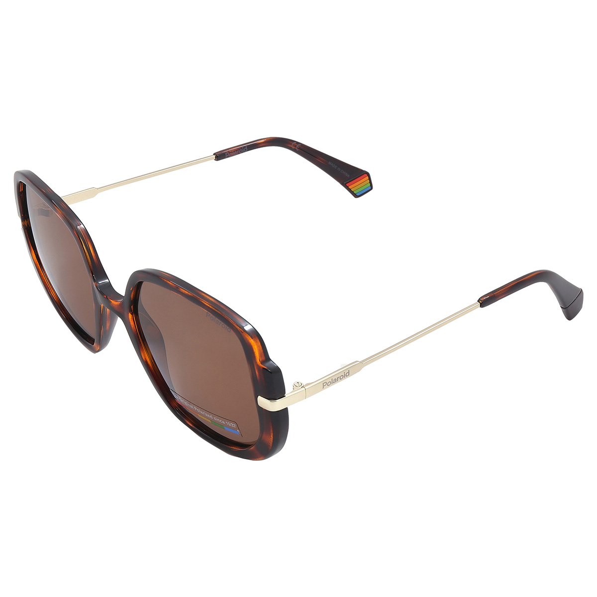 polaroid bronze butterfly ladies sunglasses pld 6181/s 0086/sp 53 polaroid bronze butterfly ladies sunglasses pld 6181/s 0086/sp 53