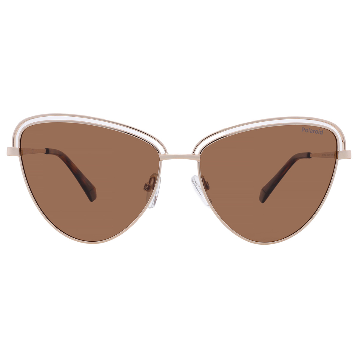 polaroid brown cat eye ladies sunglasses pld 4094/s 0j5g/sp 57 polaroid brown cat eye ladies sunglasses pld 4094/s 0j5g/sp 57