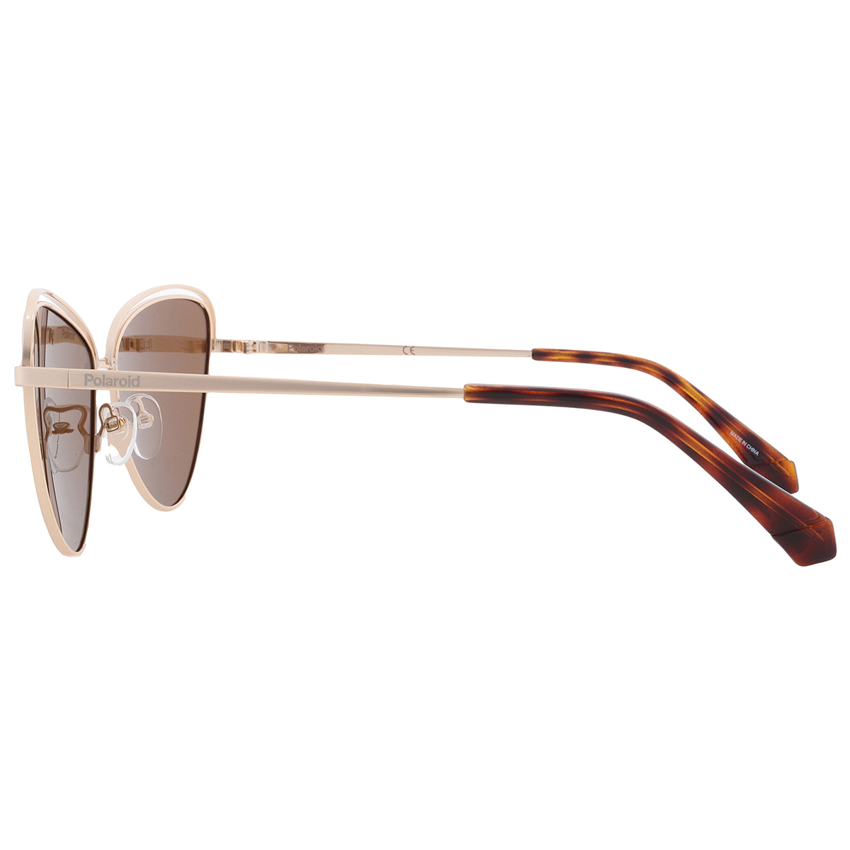polaroid brown cat eye ladies sunglasses pld 4094/s 0j5g/sp 57 polaroid brown cat eye ladies sunglasses pld 4094/s 0j5g/sp 57