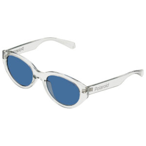 Home polaroid blue oval ladies sunglasses pld 6051/g/s 0kb7/c3 52