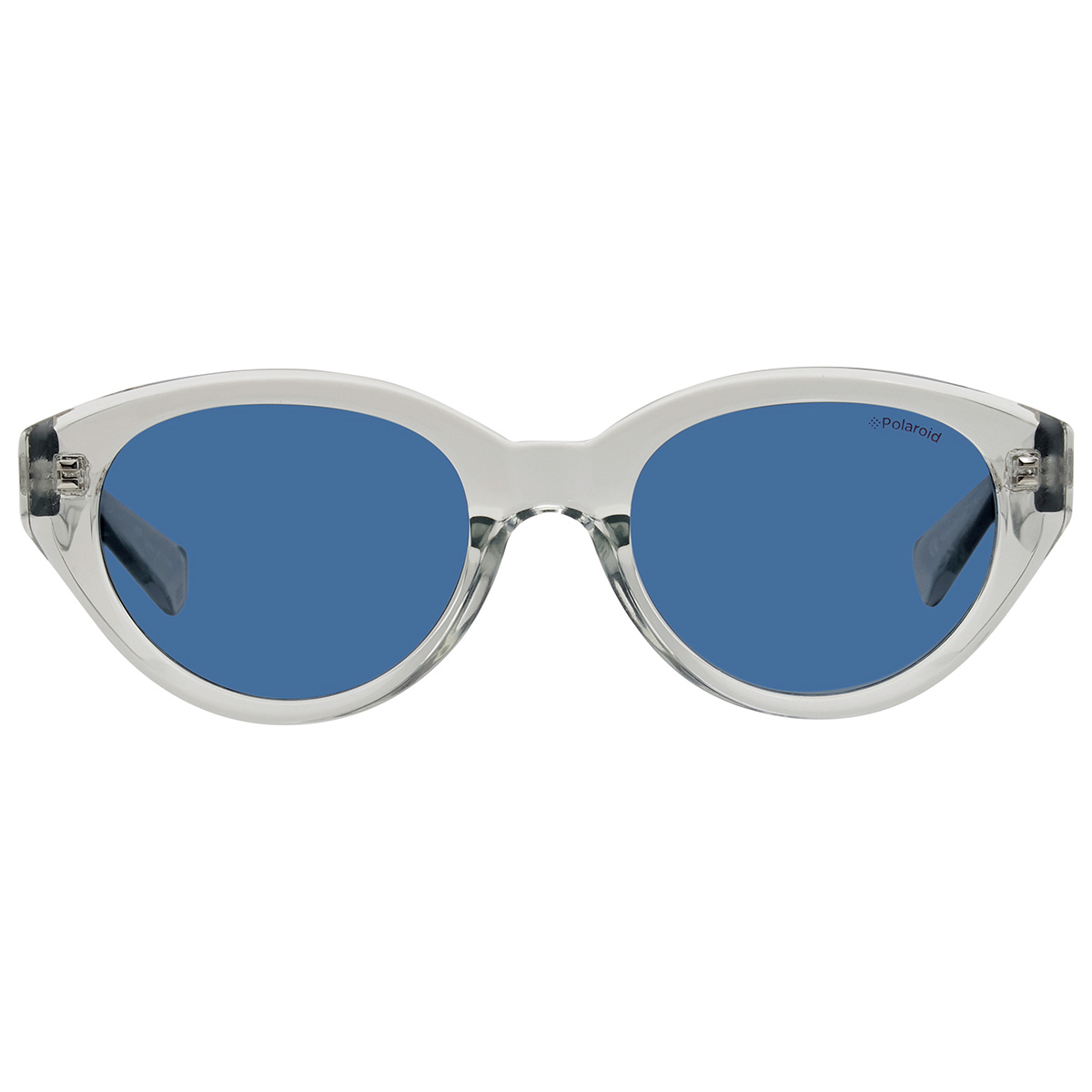 polaroid blue oval ladies sunglasses pld 6051/g/s 0kb7/c3 52 polaroid blue oval ladies sunglasses pld 6051/g/s 0kb7/c3 52