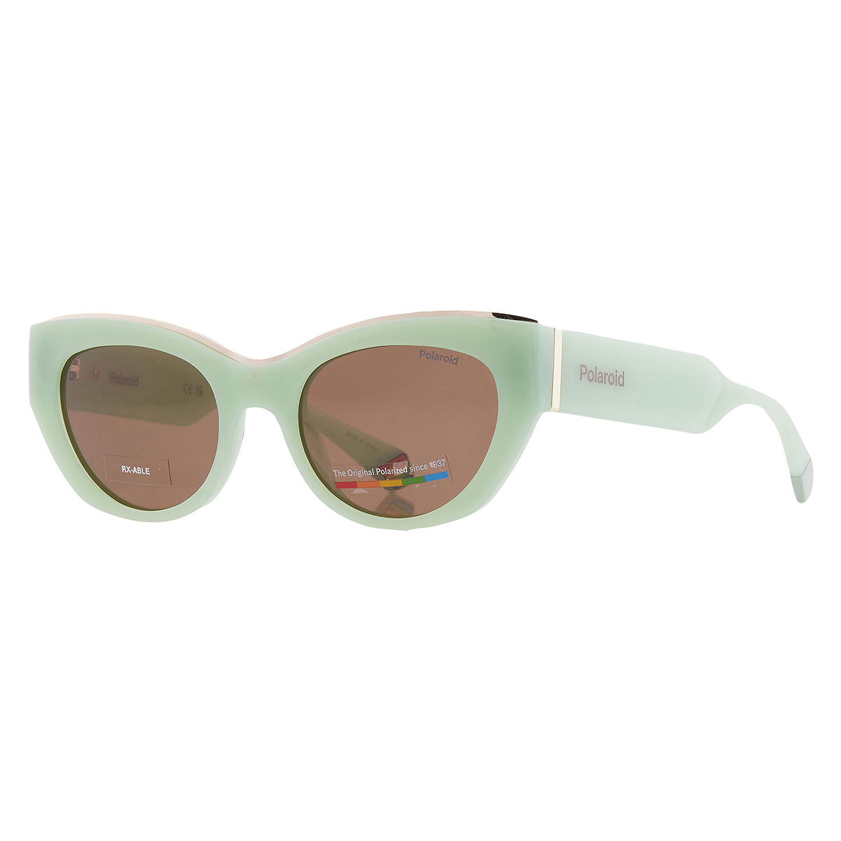 polaroid polarized bronze cat eye ladies sunglasses pld 6199/s/x 01ed/sp 50 polaroid polarized bronze cat eye ladies sunglasses pld 6199/s/x 01ed/sp 50